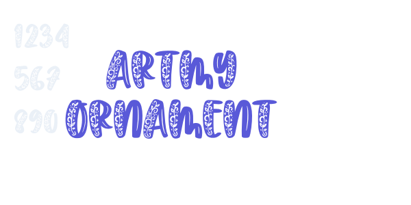 Artmy Ornament font free