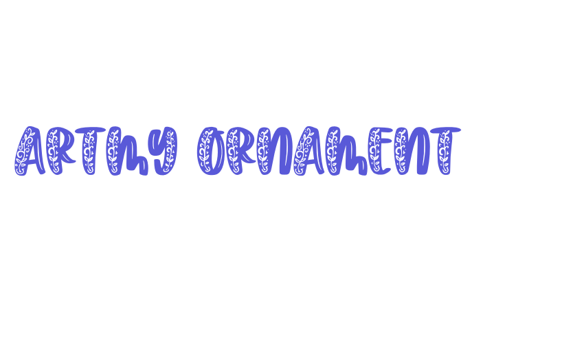 Artmy Ornament Font