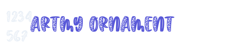 Artmy Ornament-related font