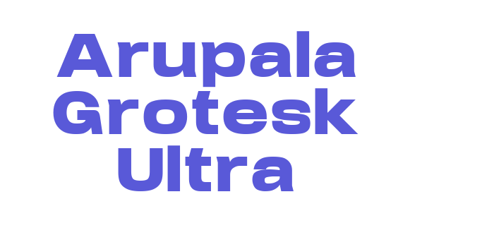 Arupala Grotesk Ultra Font Download