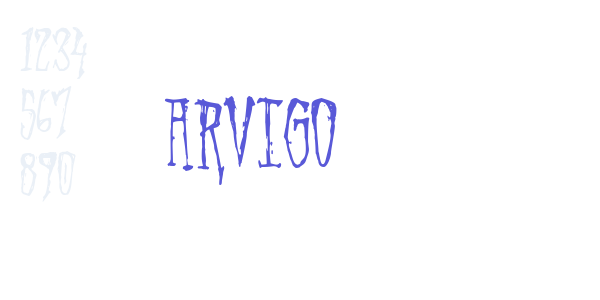 Arvigo font free