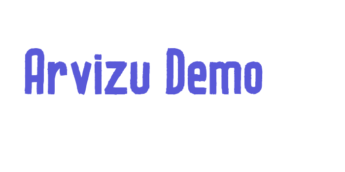 Arvizu Demo Font