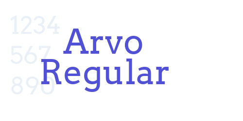 Arvo Regular-font-download