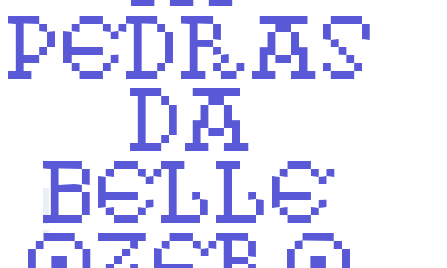 As pedras da Belle Otero Font Download