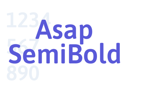 Asap SemiBold Font Download