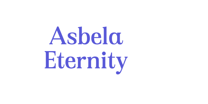 Asbela Eternity Font Download