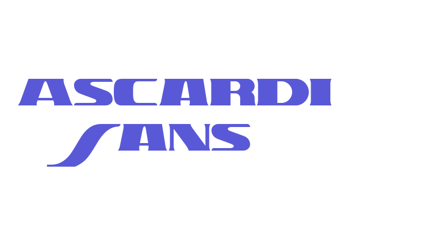 Ascardi Sans Font