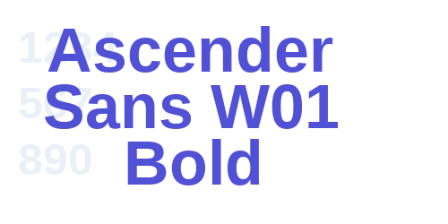 Ascender Sans W01 Bold
