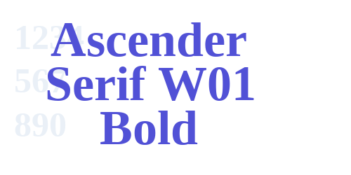 Ascender Serif W01 Bold-font-download
