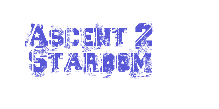 Ascent 2 Stardom Font Download