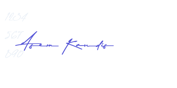 Asem Kandis font free