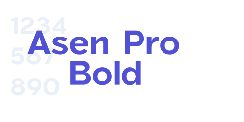 Asen Pro Bold-font-download