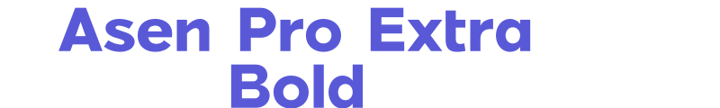 Asen Pro Extra Bold