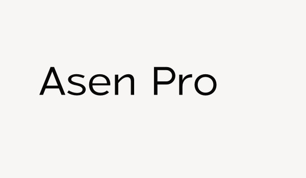 Asen Pro Font