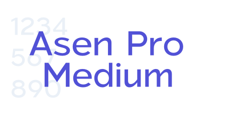 Asen Pro Medium-font-download