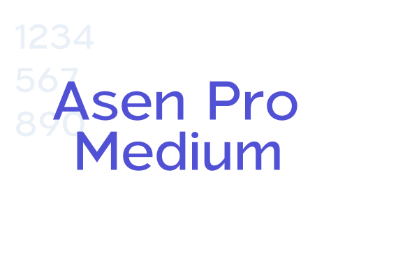 Asen Pro Medium