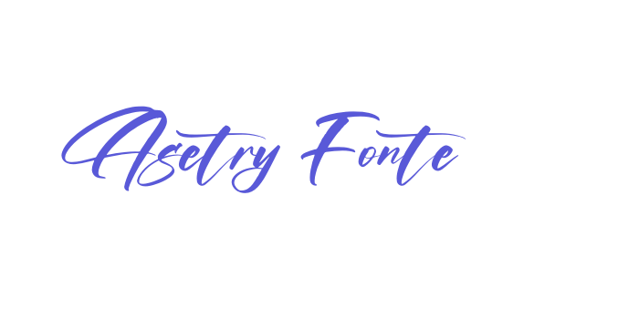 Asetry Fonte Font Download