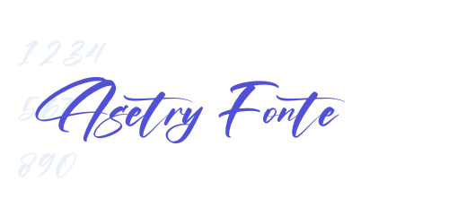 Asetry Fonte-font-download