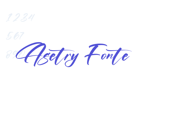 Asetry Fonte
