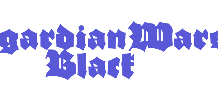 AsgardianWars Black Font