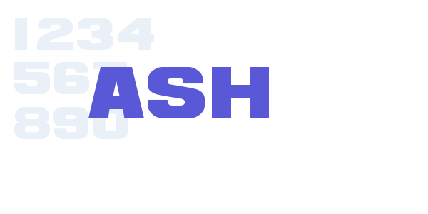 Ash font free