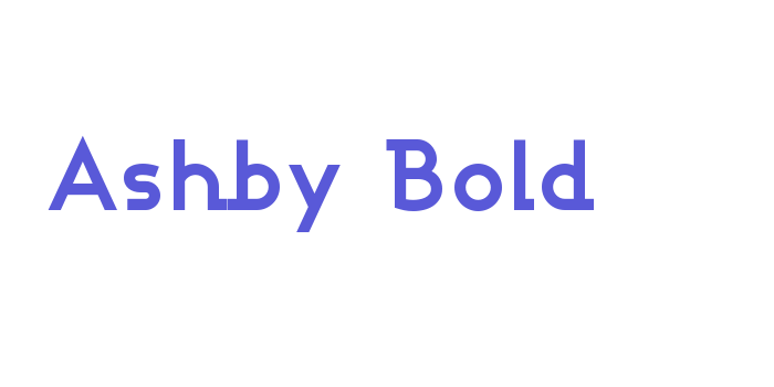 Ashby Bold Font Download