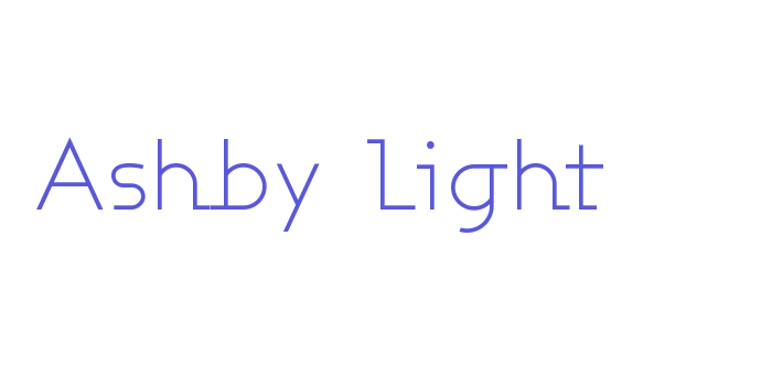 Ashby Light Font Download