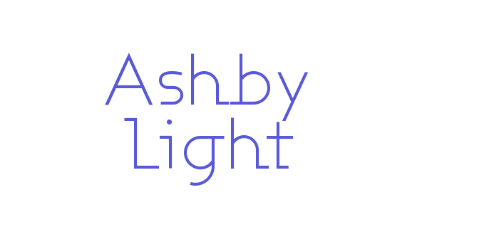 Ashby Light Font