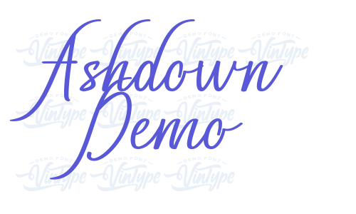 Ashdown Demo Font Download