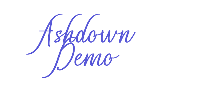 Ashdown Demo Font Download