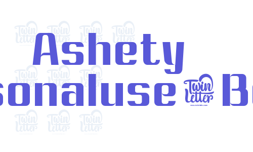 Ashety Personaluse-Bold Font