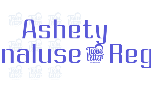 Ashety Personaluse-Regular Font