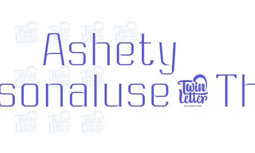 Ashety Personaluse-Thin Font