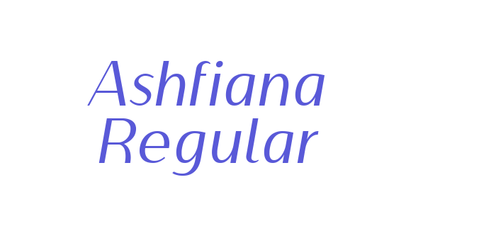 Ashfiana Regular Font Download