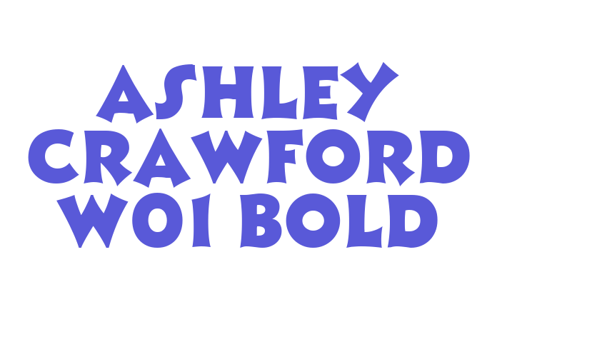 Ashley Crawford W01 Bold Font Download