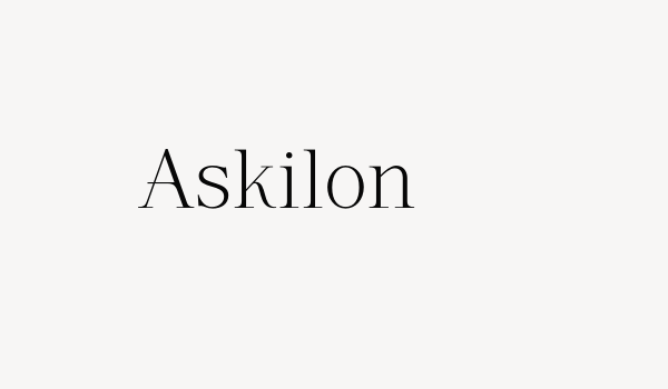 Askilon Font