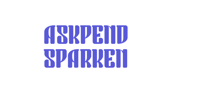 Askpend Sparken Font Download