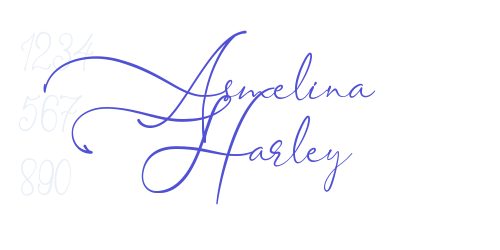 Asmelina Harley-font-download