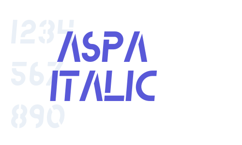 Aspa Italic Font Download