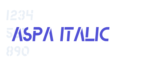 Aspa Italic-font-download
