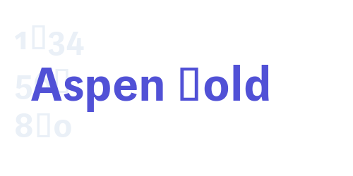 Aspen Bold-font-download