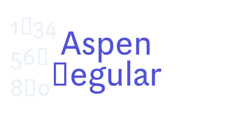 Aspen Regular-font-download