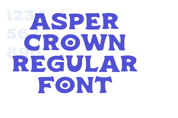 Asper Crown Regular Font