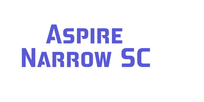 Download Aspire Narrow SC Font