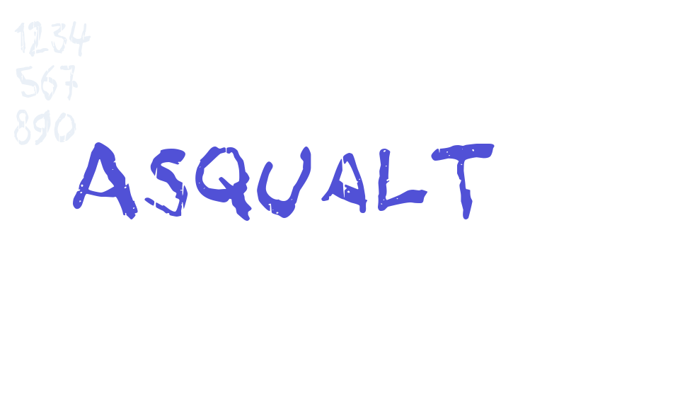 Asqualt-font-download