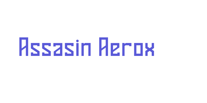 Assasin Aerox Font Download