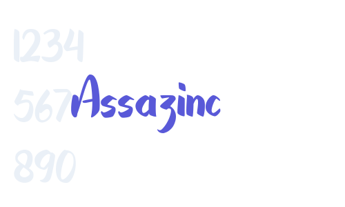 Assazinc Font