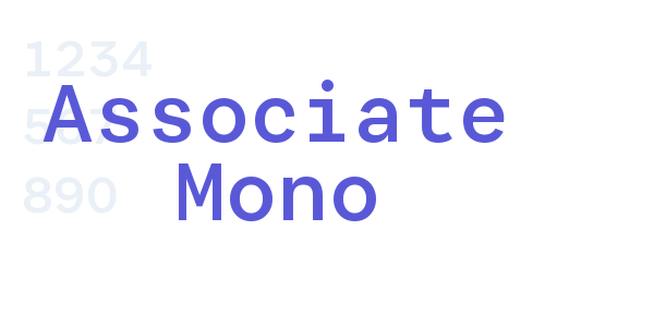 Associate Mono font free