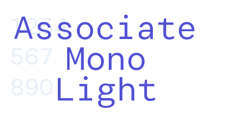 Associate Mono Light-font-download