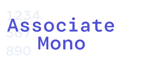 Associate Mono-font-download
